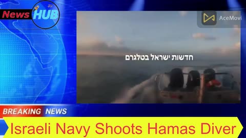 Israeli Navy Shoots Hamas Diver