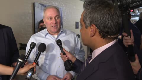 House Majority Leader Steve Scalise defends rule change to oust House speaker