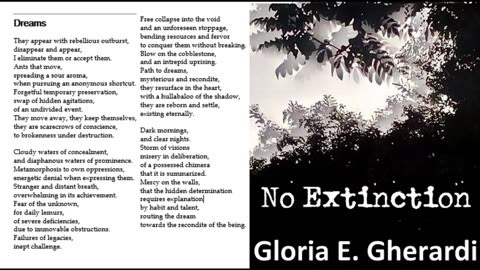 Dreams - No Extinction by Gloria E. Gherardi