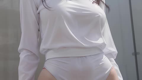 [AI] All Up-Down White Underwear Photo!