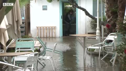 Severe flooding hits Spain's east coast after record rainfall