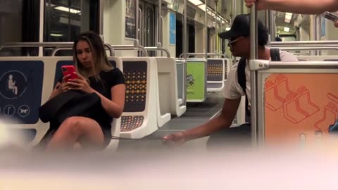 Disturbing Girl In A Subway 🥺 - Social Experiment