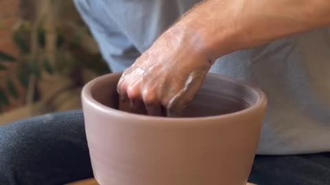 I was happy with this one #pottery #satisfying #asmr