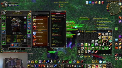 WoW Session 8 part 1 Mage WC SFK spam, Ashenvale and then Druid