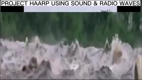 HAARP SOUND AND RADIO WAVES USED ON WATER. TURNING WATER INTO SPIKES. THE AFFECTS ARE HORRIFIC