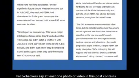 ON 10-4 THE WHITE HATS WILL DISABLE OUR MOBILE DEVICES DURING FEMA EAS TEST