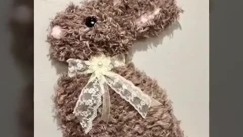 beautiful easter bunny wreath for home decor latest wreath designs new wreath