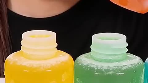 Rainbow Honey Jelly Recipe #zoeyasmr #zoeymukbang #bigbites #mukbang #asmr #food #먹방 #틱톡푸드 #rainbow