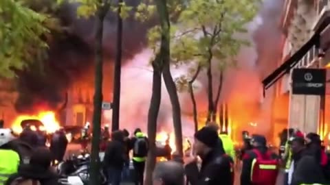 FRANCE: Parisians turning their fight against pension reform up a notch today.