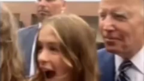 This young lady looks very uncomfortable when Biden tells her to wait till she's 30 why