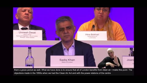 Sadiq khan heckled relentlessly as he labels all those who disagree with imposing crippling fines