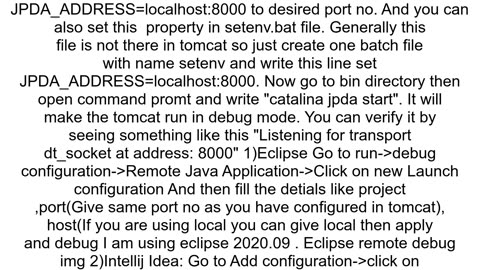 How to enable remote debugging for an Eclipse Application