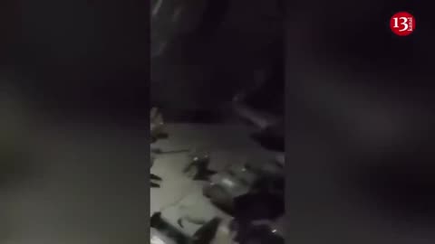 Bodies of Russian soldiers taken out of destroyed hotel in Berdiansk all night