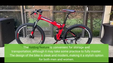 Buyer Feedback: EUROBIKE 26”27.5" Mountain Bike,Full Suspension Folding Mountain Bike,21 Speed...