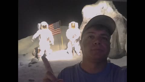 Touching a real Moonrock at NASA lunar vault