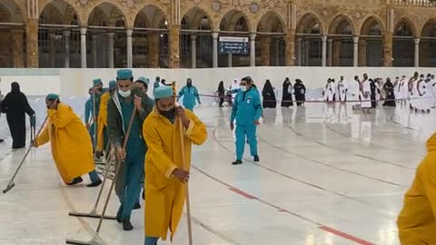 after Rain 🌧️ cleaning Masjid Al haram 🕋🌹 || Baitullah 🕋🌷 || Makkah Mukarramah 🕋🌹