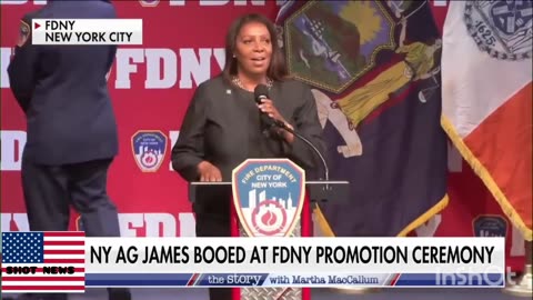 New York Attorney General Letitia James booed in New York City