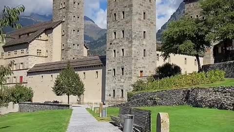 Not far from Zermatt, a quiet and pretty town