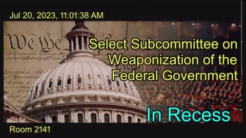 Weaponization of the Federal Government - LIVESTREAM