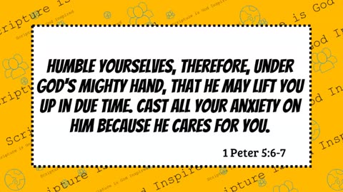 #shorts #bible #Verse #for #today 1 Peter 5:6-7