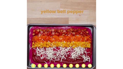 RAINBOW SHEET PAN PIZZA