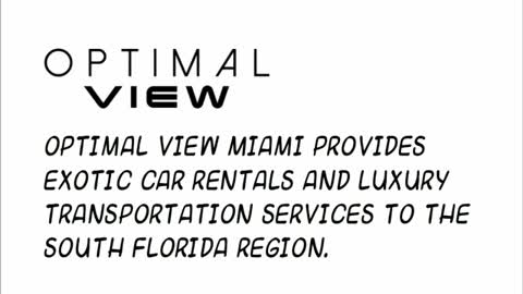 exotic car rental miami