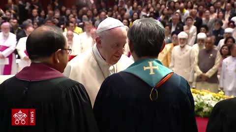 Pope's encounter with religious leaders in Thailand - News Video