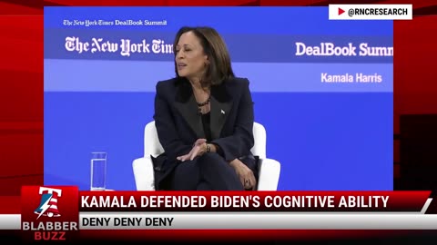 Kamala Defended Biden's Cognitive Ability