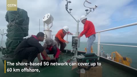 China's first 5G maritime meteorological station starts operations