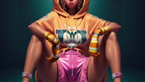 Female sexy hip hop Ai fashion