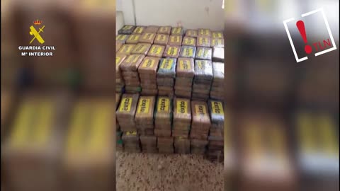 Localizan 805 kilos de cocaína en una nave industrial de Santa Fe, Granada