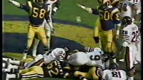 November 6, 1983 - Chicago's Bill Frink Recaps Bears-Rams Game