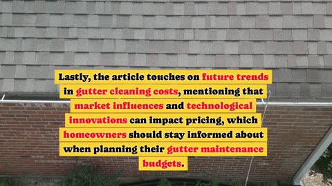 Average Gutter Cleaning Cost