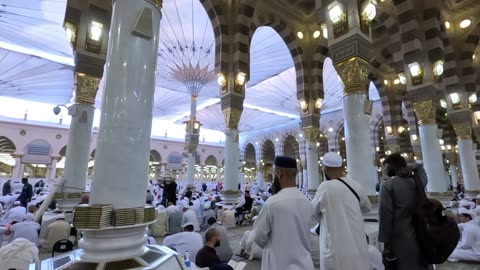 BEAUTIFUL | INSIDE VIEW | MASJID E NABWI SHAREEF | MADINA SHAREEF | SAUDI ARABIA