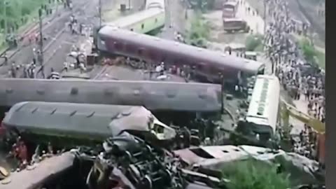 Train hadsa in India very dangerous train 🚆🚂 accidents