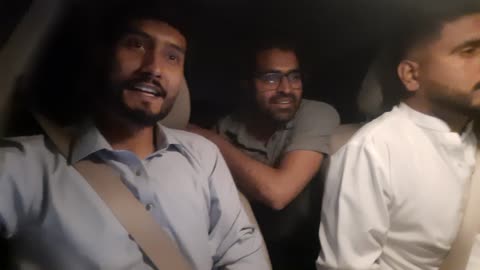 Enjoying the Music in Car | Friends Gathering | Gulberg Lahore