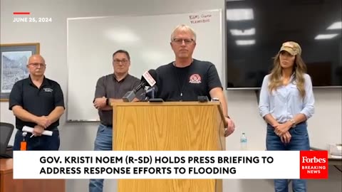 BREAKING NEWS- South Dakota Gov. Kristi Noem Holds Press Briefing On Response To Flooding