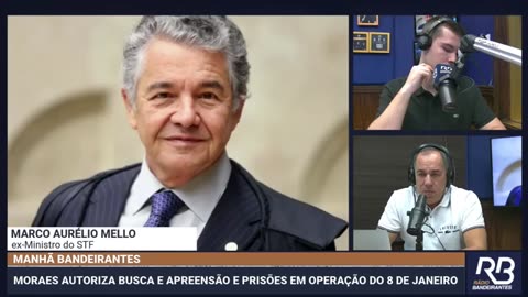 Marco Aurélio Mello fala sobre papel do STF em operação contra Bolsonaro.