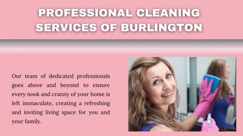 Cleaning Services in Oakville and Burlington