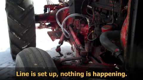 Ford 841 Powermaster Tractor Ep16: 3-Point Arms Won't Raise (How to Prime the Hydraulic Pump)