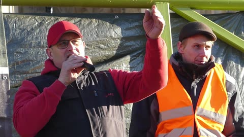 Traktoren Blockaden Proteste in Deutschland Bauern Demo Berlin Januar 2024