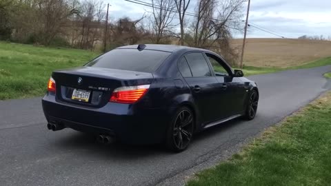 BMW E60 550i Custom Exhaust Launch