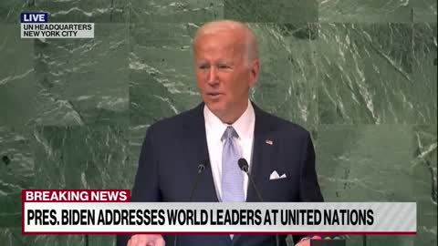 Joe Biden's speech for humanity