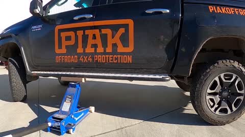 Piak Bullbar fitted to a Isuzu Dmax