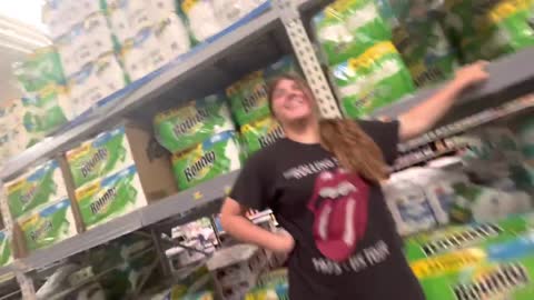 Eli peed her pants at Walmart