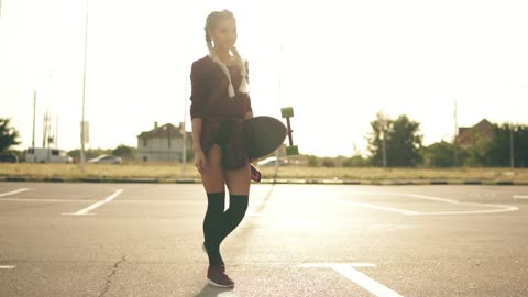 Sweet Girl walking