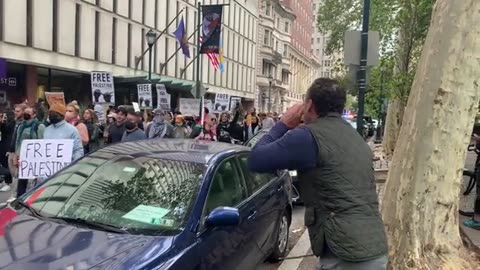 Palestinian Supporters of terrorists protest in Philadelphia, USA