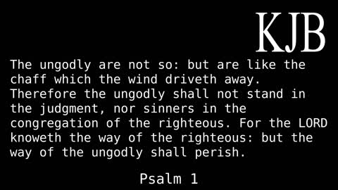 Psalm 1