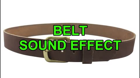 Belt sound effect copyright free