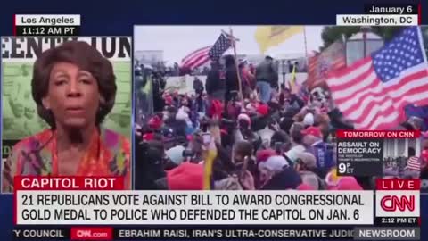 Maxine Waters: Trump Camp Organized Jan. 6 w/Proud Boys, Oath Keepers, QAnon and KKK - BUT NOT FBI